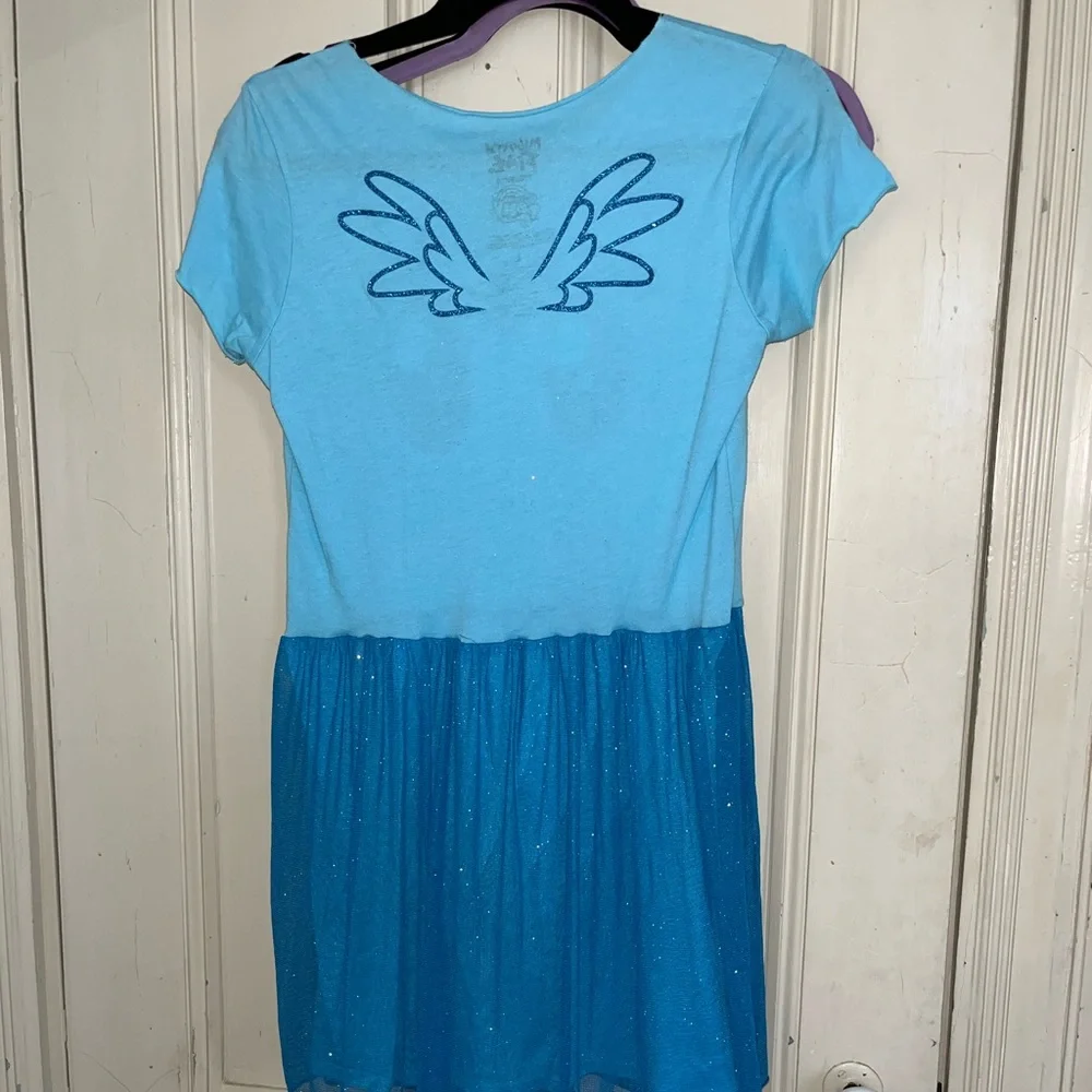 Mighty Fine Rainbow Dash T Shirt Costume Dress size L - Picture 2 of 2